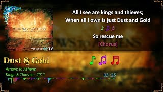 🎵 Dust and Gold  Arrows to Athens HQ  Lyrics [upl. by Joerg]