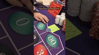 How to spot a triple zero roulette table roulette casino [upl. by Alaunnoif]