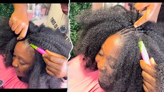 How to springy afro Twist on a natural hair [upl. by Wakefield]