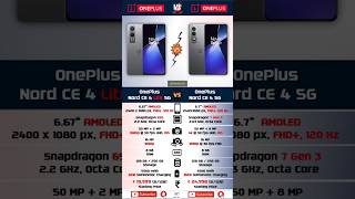 OnePlus Nord CE 4 Lite 5G Vs OnePlus Nord CE 4 5G [upl. by Rusel]