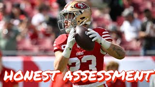 An Honest Assessment of 49ers RB Christian McCaffreys First Game Back [upl. by Farlee934]