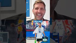 Dirk Nowitzki honored by Klay Thompson wearing his jersey over the summer 🤩  DLLS Mavs [upl. by Thurlough]