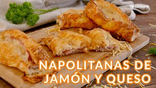 NAPOLITANAS de JAMÓN y QUESO  Cocinatis [upl. by Canter254]