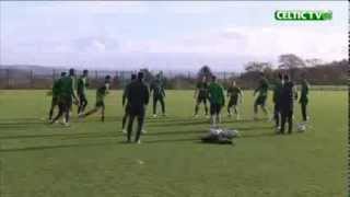 Celtic FC  First Team Training [upl. by Bortz]