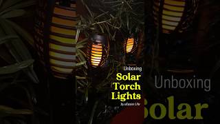 Unboxing the ultimate outdoor upgrade  eEasier Life Solar Torch Light [upl. by Ekle]