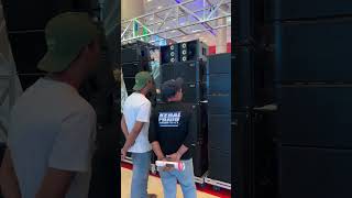 Admark in Idonisian exhibition Linearray proaudio dj loudspeaker audio amplifier [upl. by Mossman]