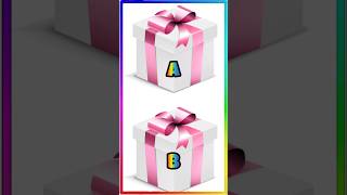 Choose your gift box 🎁 shorts giftboxchallenge gift chooseonebox chooseyourgift [upl. by Rue870]