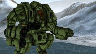 ◀MechWarrior Online  Frosty The Snow Mech [upl. by Enida]