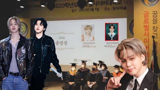 Woooooww BTS Jimin  The Best Graduate of His High School [upl. by Antoni649]