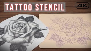 How To Make a Tattoo Stencil  Beginner Tutorial [upl. by Zimmermann]