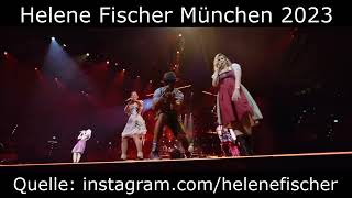 Helene Fischer mit Dirndl im OktoberfestModus I München 2023 [upl. by Salta697]