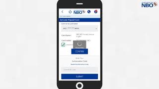 HOW TO ِActivate your Prepaid Card on NBO App [upl. by Smoht913]