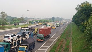 Suasana tol Jakarta cikampek pagi ini [upl. by Akihsay]