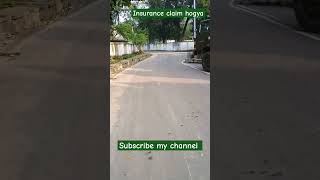 🚘insurance claim hogya newvideo youtubeshorts funny subcribechannal [upl. by Malonis638]