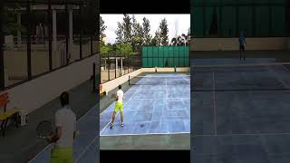 Amazing drop on the serve tennis tennisshorts dropshot amazing [upl. by Sandy]