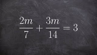 Solving an equation with multiple fractions [upl. by Frasquito426]