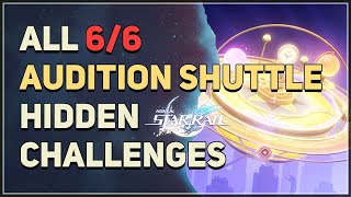 All Audition Shuttle Hidden Challenges Puzzles Honkai Star Rail [upl. by Kare846]