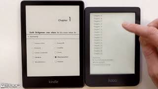 Kindle Paperwhite vs Kobo Clara BW Comparison Review [upl. by Kwei84]