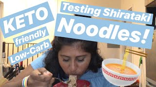 Testing Shirataki Noodles  Keto Low Carb Fettuccine Alfredo [upl. by Alekehs]