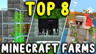 The BEST Minecraft Bedrock Farms [upl. by Quartus200]