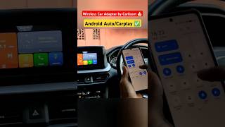 Wirless Android AutoCarplay by using Carlizem car adapter ✅  shorts carlizem [upl. by Garvey]