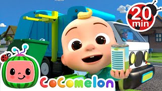 Recycling Truck Song  CoComelon  Sing Along  Nursery Rhymes and Songs for Kids [upl. by Archaimbaud]