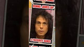 RONNIE JAMES DIO picks his 3 favourite rock bands dioshorts [upl. by Anpas]