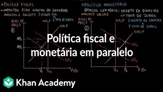 Política fiscal e monetária em paralelo [upl. by Boycey884]