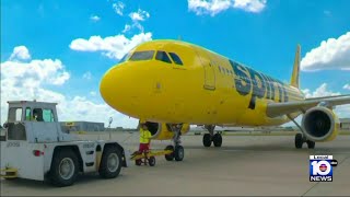 Spirit Airlines based in South Florida files for bankruptcy [upl. by Anaerol]