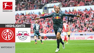 FSV Mainz  RB Leipzig  02  Zusammenfassung  Bundesliga 202425 [upl. by Hakim]