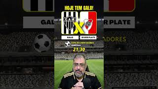 🚨⚽🐓 HOJE  2210 ÀS 2130  GALO X RIVER PLATE [upl. by Mellisa]