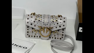 Pinko  Love Mini Icon Studs Bag unboxing [upl. by Kcaj610]