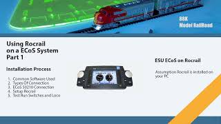 Setting up Rocrail on a ECoS Part 1 [upl. by Nykal]