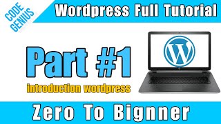 WordPress Basics for Beginners Part 1 [upl. by Fariss]