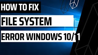 Fix File System Error Problem in Windows 10117  Photos App Error [upl. by Elletnahc]