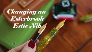 How to Change a Modern Esterbrook Nib [upl. by Kettie]