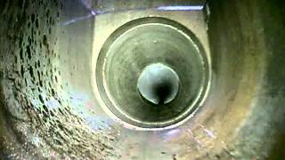 JetScan views 16quot pipe as its cleaned with 1quot nozzle at 150 bar [upl. by Redyr]