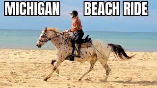 THE RIDE OF A LIFETIME Michigan Shoreline Ride equestrian [upl. by Zetnom]