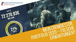 Mein Crowdestor Portfolio 2020 – Falsche Erwartungen [upl. by Huei284]