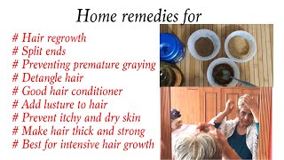 Home remedies for hair regrowthHow to stop baldness बालो की रिग्रोथ कर के गंजेपन को रोकने के उपाय [upl. by Betthezel382]