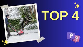 TOP 4 Meilleure Fraise à Neige 2023 [upl. by Ecinahc]