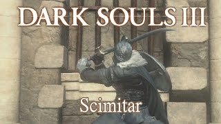 Scimitar Moveset Dark Souls 3 [upl. by Ecnadnak]