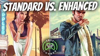 GTA 5 Standard Vs Expanded amp Enhanced Version Xbox Series X  S 4K Graphics Comparison  Worth It [upl. by Lairbag]