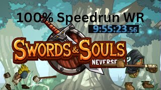 Swords and souls neverseen 100 speedrun Former WR 95523 [upl. by Cioffred906]