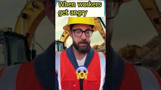 Amazing whan a workers angry 😡 shortvideo funny construction adamrose new jobs workers [upl. by Nairde]