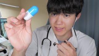 【ASMR】新人のお医者さんロールプレイング  耳の炎症、顔のむくみ【SUB】Rookie Doctor Role Playing [upl. by Ainos]