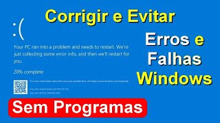 Como Corrigir os ERROS do Windows de forma automática Melhore o Desempenho do seu PC [upl. by Uwton898]