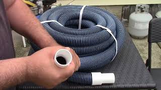 Sawluv 1 12quot Diameter X 40 Foot Pool Vacuum Hose Review [upl. by Bolme]