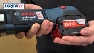 Screwfix  Bosch 18v Wireless Charging 6pc Kit 3 x 40Ah [upl. by Willi]