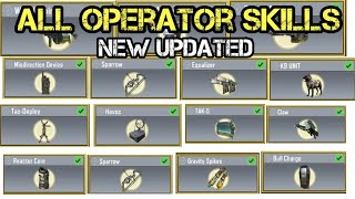 All Operator Skills Showcase Its Uses amp Tips amp Tricks in COD Mobile  Call of Duty Mobile [upl. by Zak612]